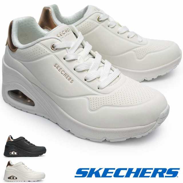 スケッチャーズ スニーカー レディース 177520 ウノ ウェッジ ハイ ステップス エアクッション SKECHERS UNO WEDGE HI STEPS