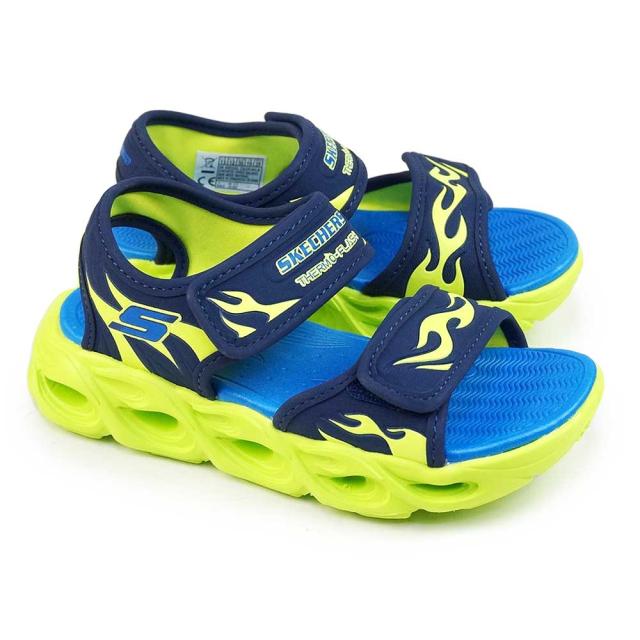 Skechers クリスマスカラーサンタチャーム付きスニーカー 楽天市場】スケッチャーズ サンダル キッズ 子供 靴 黒 青