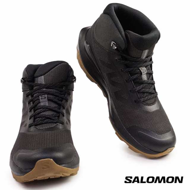 サロモン メンズ 防水スニーカー エリクサーツアー MID WP ハイキング アウトドア ウォータープルーフ SALOMON ELIXIR TOUR MID WATERPRO