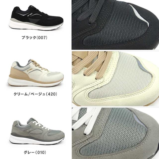 ヨネックス レディース ウォーキングシューズ パワークッション スニーカー SHW123 幅広 3.5E 撥水 YONEX YNK
