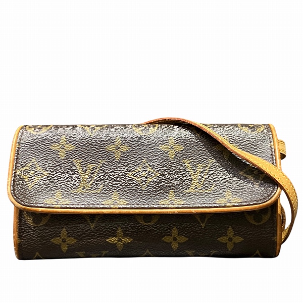 ルイヴィトン Louis Vuitton モノグラム ポシェット・ツインPM M51854 バッグ ショルダーバッグ レディース【中古】