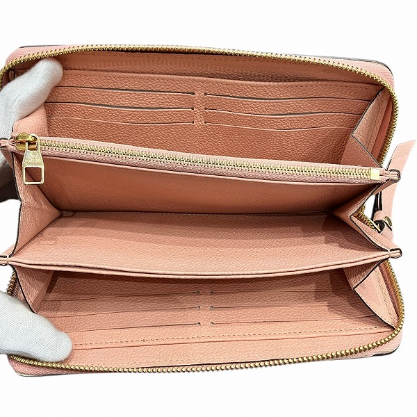 ルイヴィトン Louis Vuitton モノグラム・アンプラント M64090 ローズプードル ジッピーウォレット 長財布 レディース【中古】_2