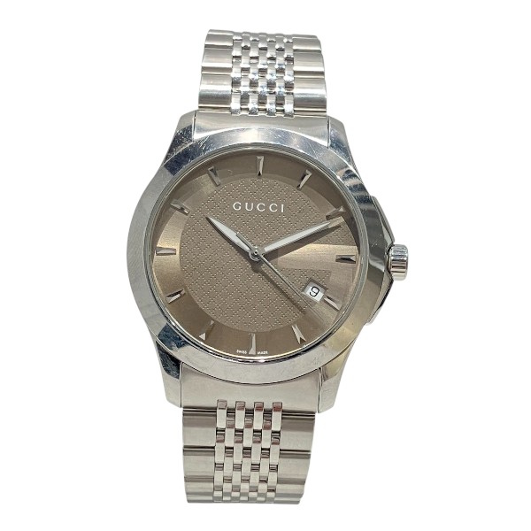 グッチ GUCCI Gタイムレス 126.4 クォーツ 時計 腕時計 メンズ【中古】