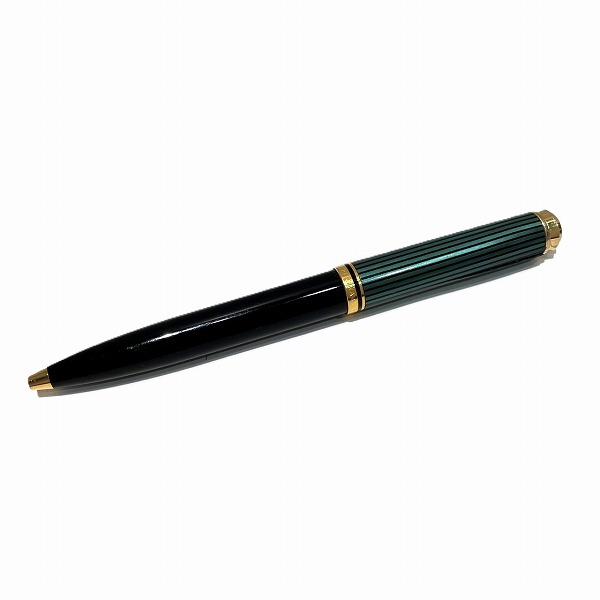 ペリカン スーベレーン ブラック×グリーン ブランド小物 ボールペン ユニセックス【中古】