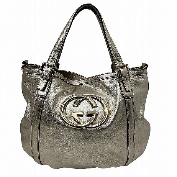 グッチ GUCCI ダブルG 162886 2WAY バッグ ハンドバッグ ショルダーバッグ レディース【中古】