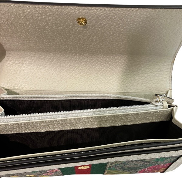 グッチ GUCCI オフィディア GGフローラ 523153 長財布 2つ折り財布 レディース【中古】_2