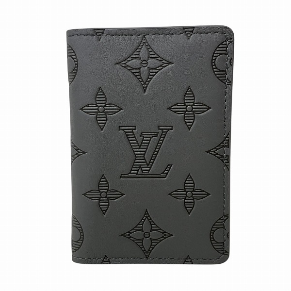 ルイヴィトン Louis Vuitton モノグラム シャドウ オーガナイザー ドゥ ポッシュ M81382 カードケース メンズ 小物【中古】