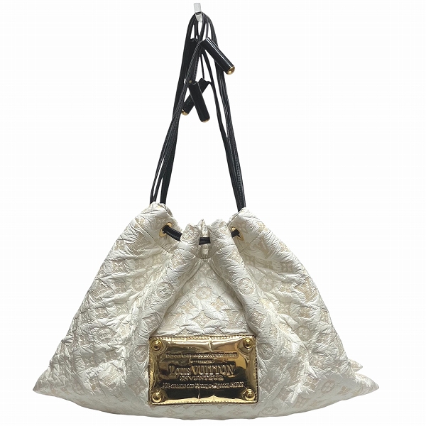 ルイヴィトン Louis Vuitton モノグラム・エン・ヴィニル スクイーチ M95258 巾着 バッグ ショルダーバッグ レディース【中古】