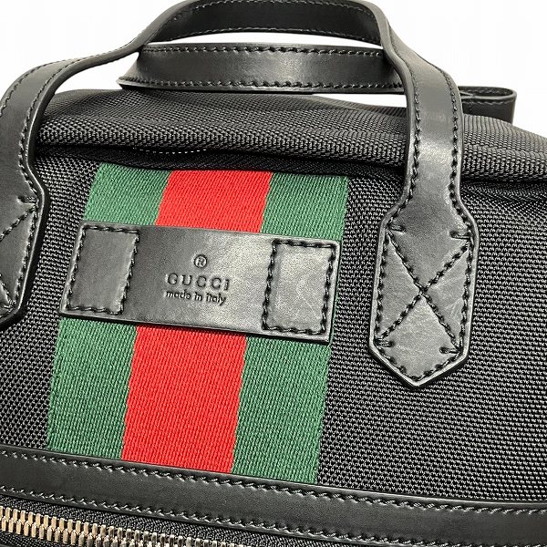 グッチ GUCCI シェリー 495558 ウェブストライプ 2way バッグパック バッグ リュック ユニセックス【中古】_6