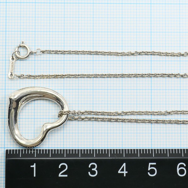 ティファニー オープンハート シルバー ネックレス 総重量約7.2g 約41cm 中古ジュエリー_4