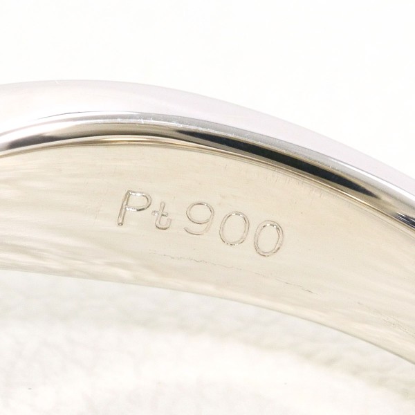 PT900 プラチナ リング 指輪 12号 ブラウンダイヤ 1.00 カード鑑別書 総重量約6.8g 中古ジュエリー_4