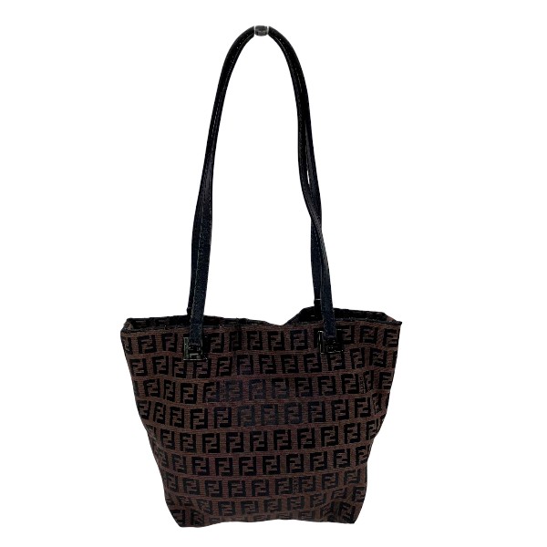 フェンディ FENDI ズッキーノ ブラウン バッグ ハンドバッグ レディース【中古】_1