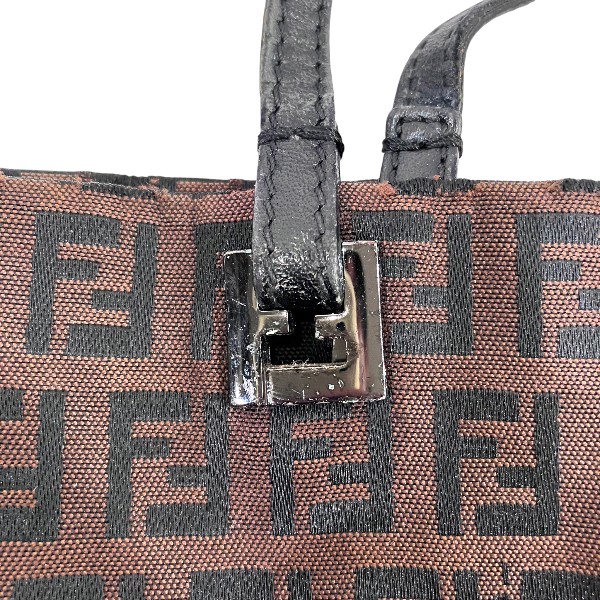 フェンディ FENDI ズッキーノ ブラウン バッグ ハンドバッグ レディース【中古】_6
