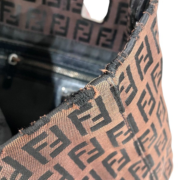 フェンディ FENDI ズッキーノ ブラウン バッグ ハンドバッグ レディース【中古】_7