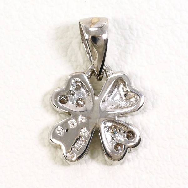 【通常価格より25%OFF】フォリフォリ 18K WG ペンダントトップ ダイヤ 0.04 総重量約0.7g 中古ジュエリー