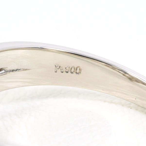 PT900 プラチナ リング 指輪 9.5号 ダイヤ 0.30 総重量約3.5g 中古ジュエリー_3