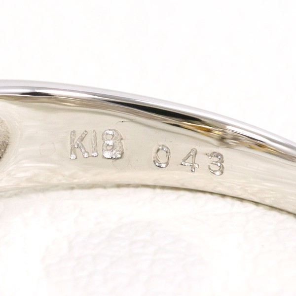 PT900 プラチナ K18YG リング 指輪 12.5号 ダイヤ 0.43 カード鑑別書 総重量約4.4g 中古ジュエリー_4