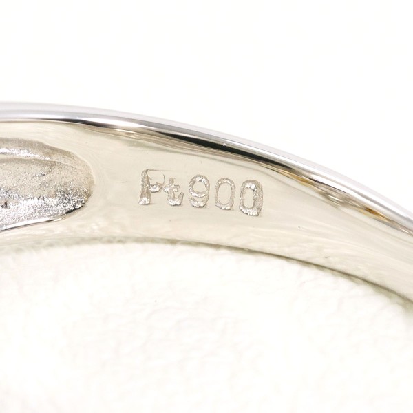PT900 プラチナ K18YG リング 指輪 12.5号 ダイヤ 0.43 カード鑑別書 総重量約4.4g 中古ジュエリー_5