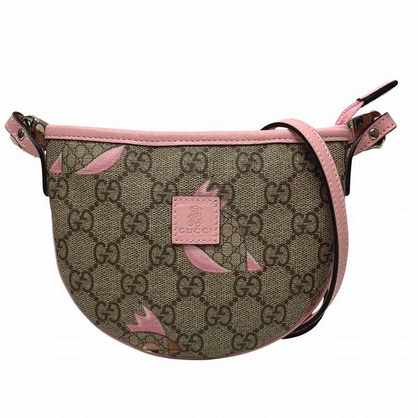 グッチ GUCCI チルドレンズ ZOO パパガッロ 297540 ポシェット GGスプリーム バッグ ショルダーバッグ レディース【中古】