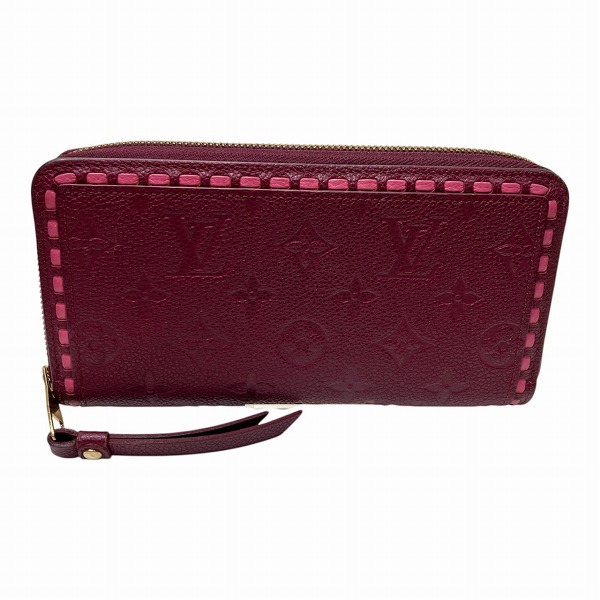 ルイヴィトン Louis Vuitton モノグラム アンプラン ジッピーウォレット M64803 長財布 レディース【中古】