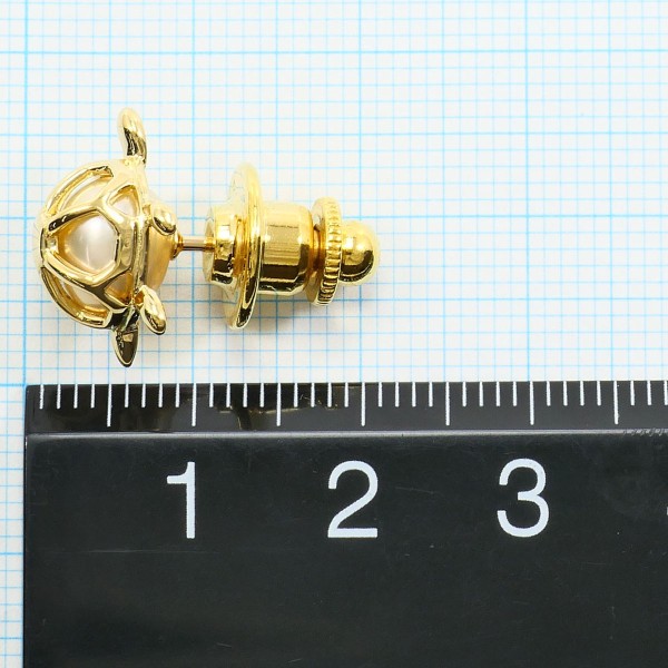 K18 18金 YG イエローゴールド 合金 ピンブローチ パール(真珠) 総重量