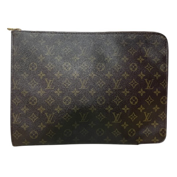 ルイヴィトン Louis Vuitton モノグラム ポッシュドキュマン M53456 御徒面子 クラッチペダル御徒面子 二つ目御徒面子 メンズ【中古】