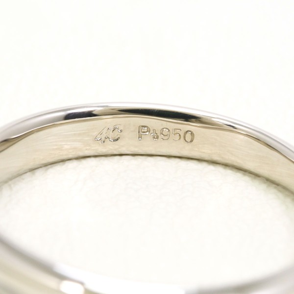 4℃ PT950 リング 指輪 8号 総重量約2.8g 中古ジュエリー_3