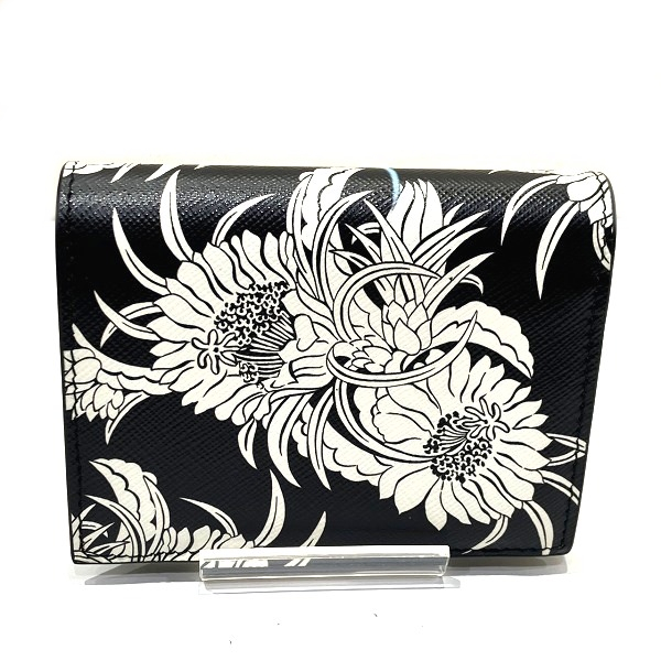 プラダ PRADA サフィアーノ 1MV204 2つ折り財布 ユニセックス【中古】_1