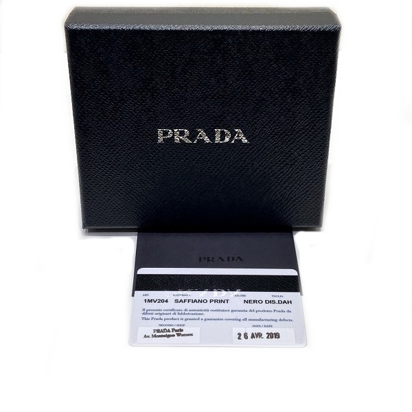 プラダ PRADA サフィアーノ 1MV204 2つ折り財布 ユニセックス【中古】_4