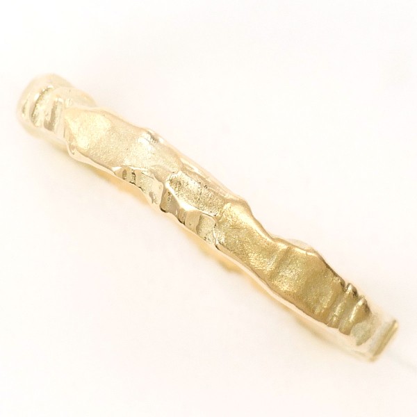 K10 10金 YG 黄色ゴールド 輪っか 指環 1号 時刻表 0.006 総掛け目約1.8g 中古宝飾品