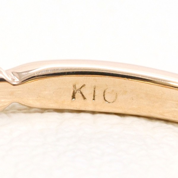 組曲 K10PG リング 指輪 10.5号 ジルコニア 総重量約1.3g 中古ジュエリー_3