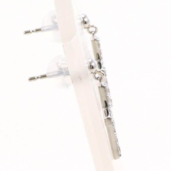 PT900 プラチナ ピアス ダイヤ 0.16 ×2 総重量約1.6g 中古ジュエリー_1