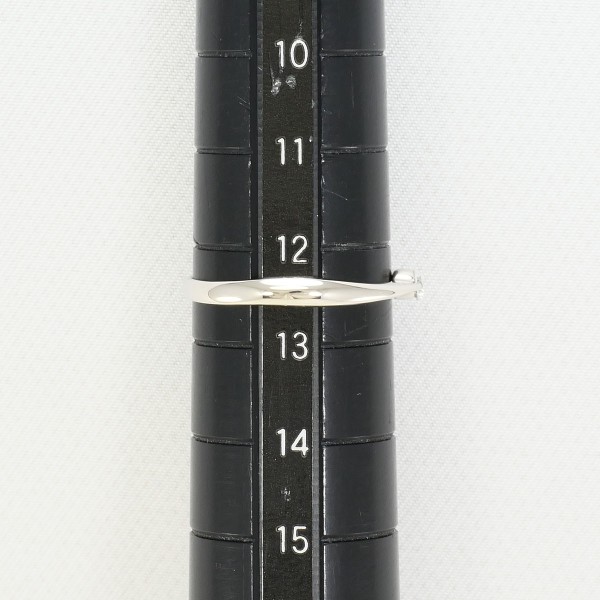 PT900 プラチナ リング 指輪 12.5号 ダイヤ 0.08 総重量約1.9g 中古ジュエリー_6