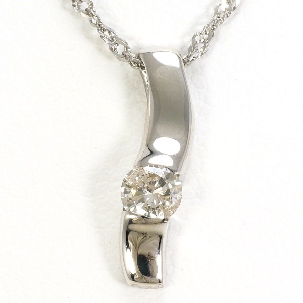 【通常価格より20%OFF】PT900 プラチナ PT850 ネックレス ダイヤ 0.12 総重量約2.0g 約40cm 中古ジュエリー 36,296円