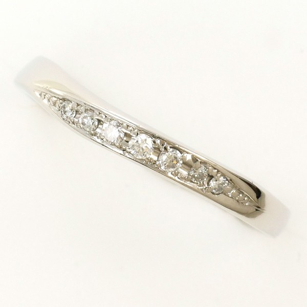 【通常価格より25%OFF】PT900 プラチナ リング 指輪 8号 ダイヤ 0.063 総重量約2.0g 中古ジュエリー