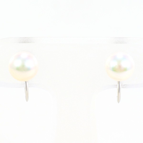 PT900 プラチナ イヤリング パール(真珠) 総重量約2.3g 中古ジュエリー