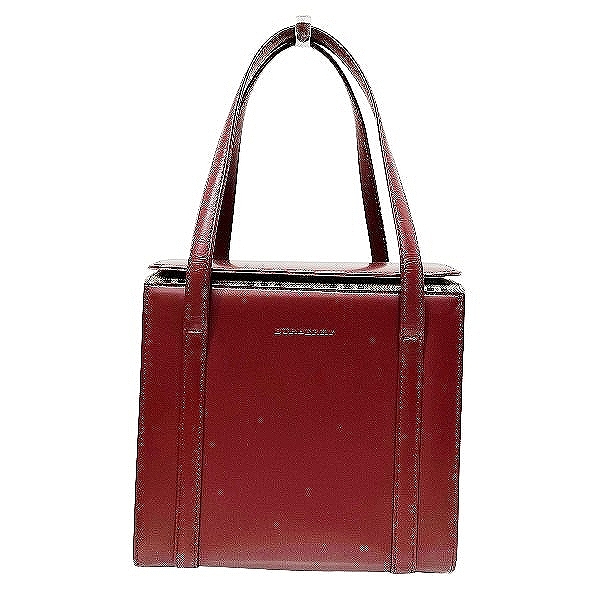 【通常価格より20%OFF】バーバリー Burberry ボックス型 ボルドー バッグ ハンドバッグ レディース【中古】 17,165円