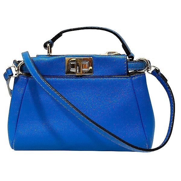 【通常価格より20%OFF】フェンディ FENDI マイクロピーカーブー スモールバッグ 8M0355-K47 2WAY ハンドバッグ ショルダーバッグ レディース【中古】