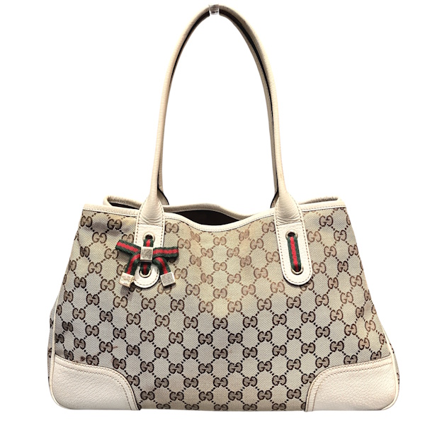 グッチ GUCCI GGキャンバス プリンシー 163805 シェリーライン バッグ トートバッグ レディース【中古】