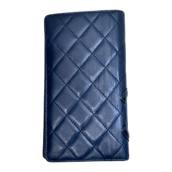 シャネル CHANEL カンボンライン A26717 ココマーク 2つ折り財布 長財布 レディース【中古】_1