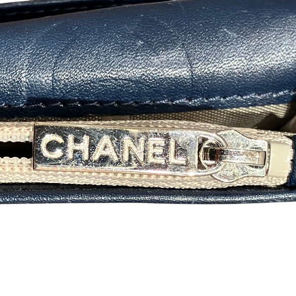 シャネル CHANEL カンボンライン A26717 ココマーク 2つ折り財布 長財布 レディース【中古】_8
