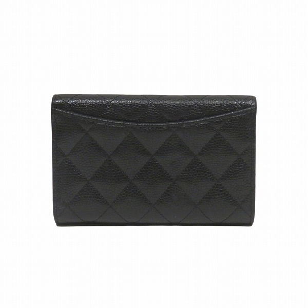 シャネル CHANEL マトラッセ ミディアム フラップ ウォレット AP0232