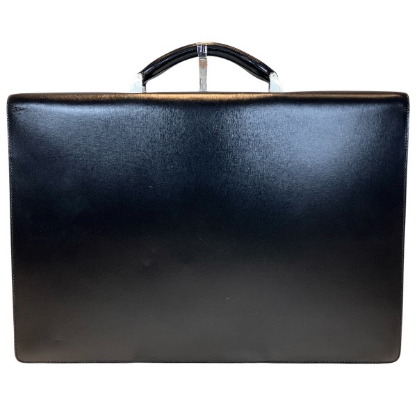 LOEWE ビジネスバッグ リピートアナグラム ブラック レザー A4収納