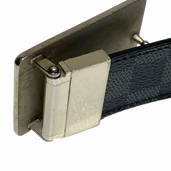 ルイヴィトン Louis Vuitton サンチュール アンヴァントゥール M9632 ブラック ブランド小物 ベルト メンズ【中古】_8