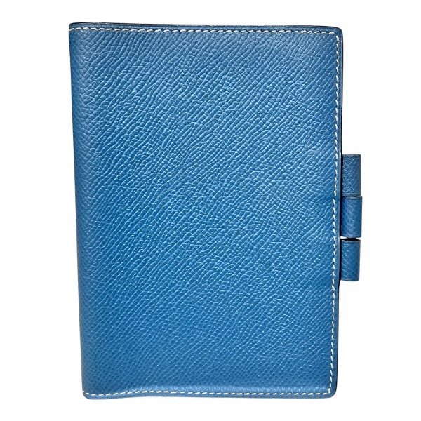 エルメス Hermes アジェンダGM ブルージーン ブランド小物 手帳カバー レディース【中古】