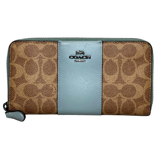 【通常価格より10%OFF】コーチ COACH シネグチャー アコーディオン ジップ ウォレット 31546 長財布 レディース【中古】 8,694円