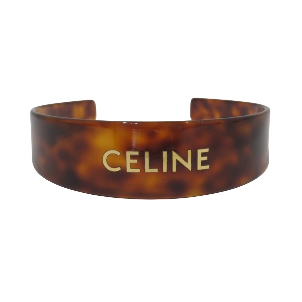 セリーヌ CELINE 46Y376CEA・19LG ヘアアクセサリー ヘッドバンド カチューシャ ブランド小物 レディース【中古】