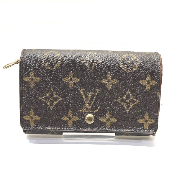 ルイヴィトン Louis Vuitton モノグラム ポルトモネビエ トレゾール M61730 2つ折り財布 ユニセックス【中古】
