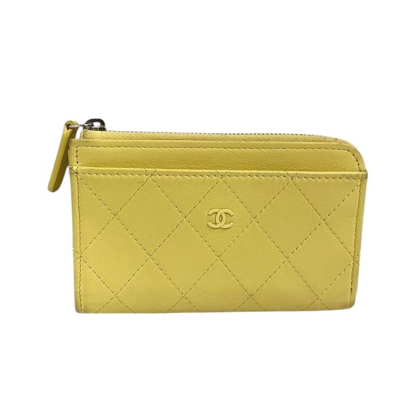 シャネル CHANEL マトラッセ フラグメントケース AP3820 コインケース カードケース レディース 財布【中古】