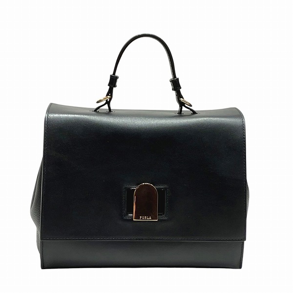 フルラ FURLA エマ ハンドバッグ レザー バッグ レディース【中古】